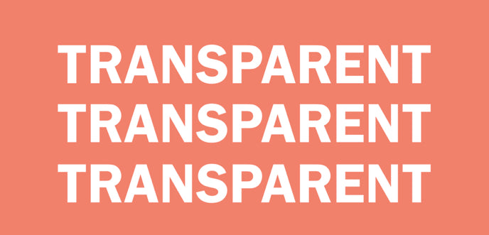 Je suis pure et transparent