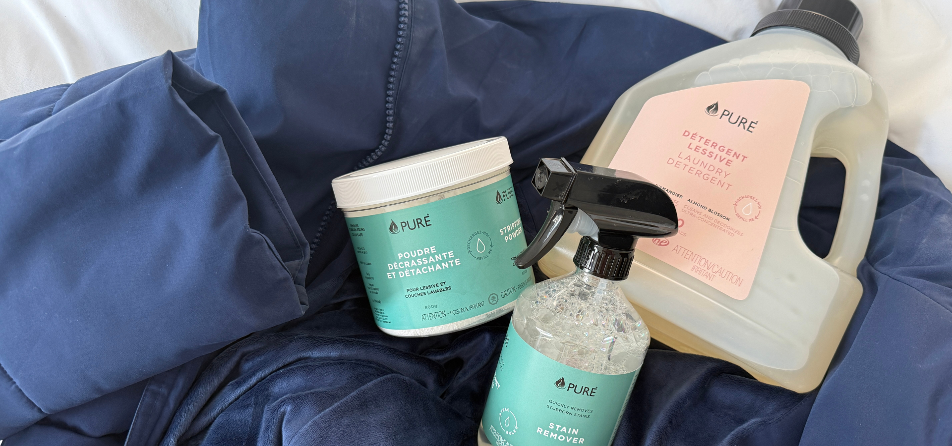 Le produit clé pour décrasser les articles d’hiver – Pure