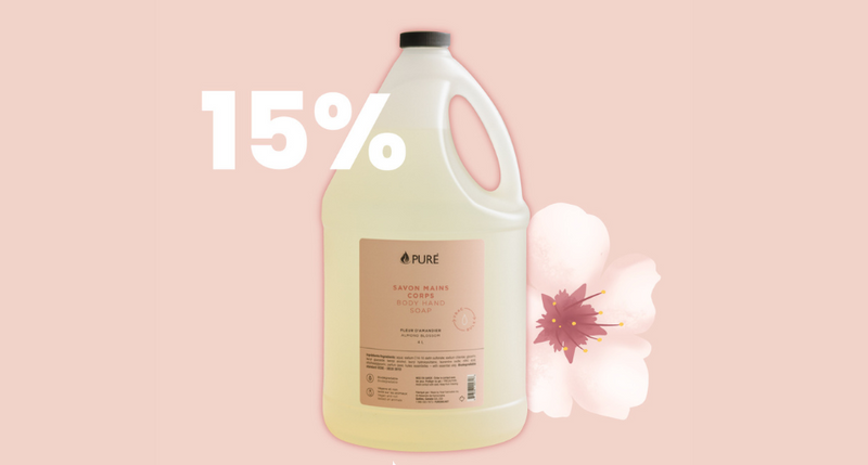 Promo sur tous les produits Pure fleur d'amandier! 🌺