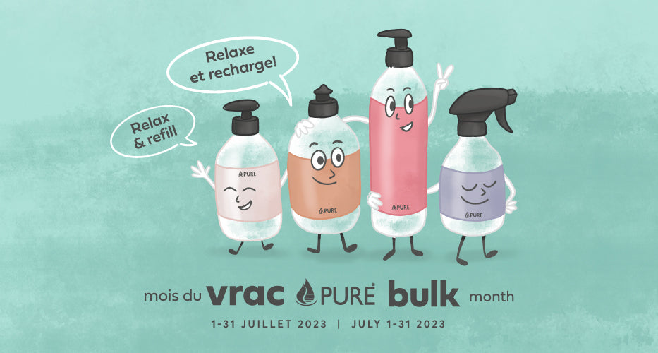 Pure Bulk Month, relax & refill ♻️