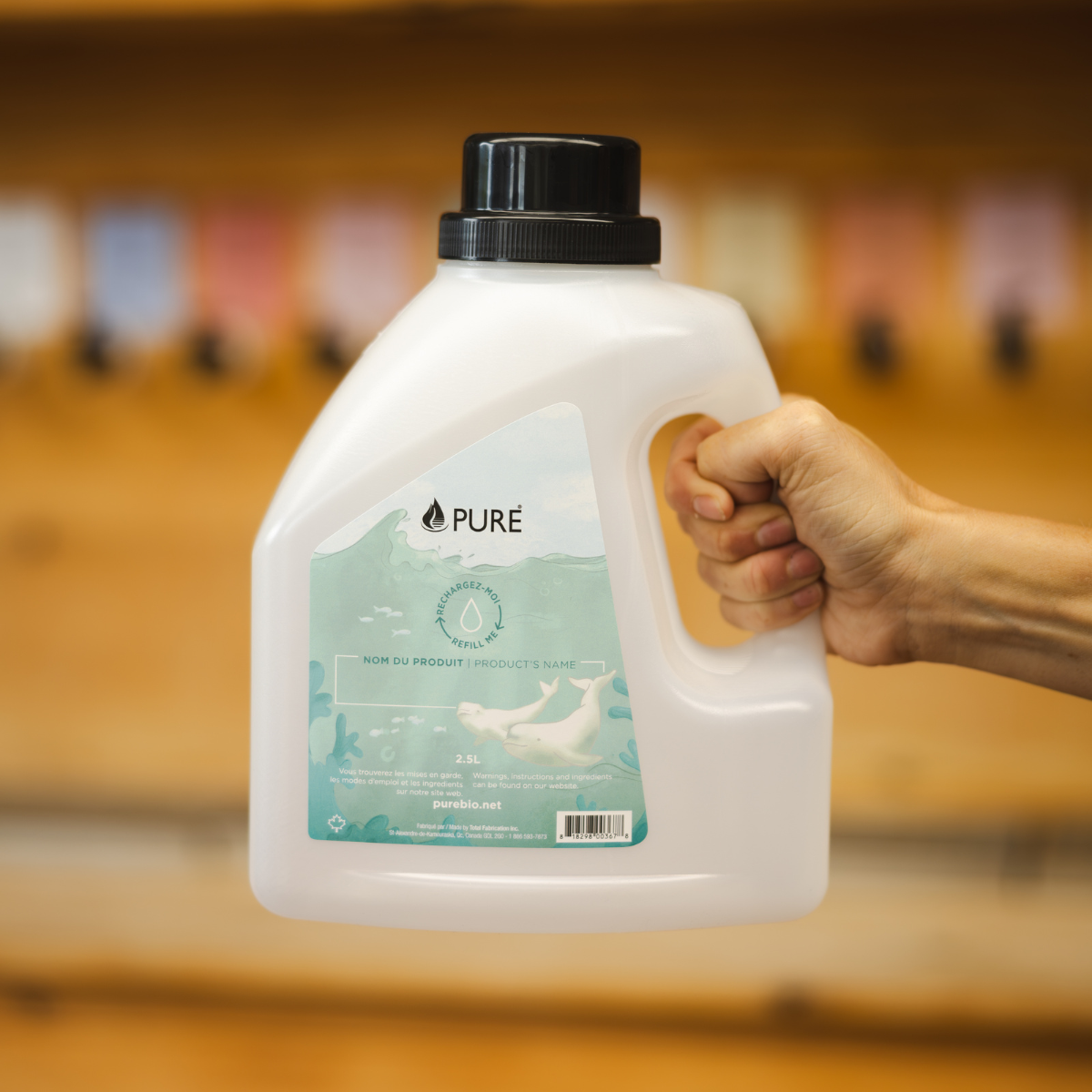 Bouteille generique 2.5L- vide