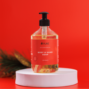 Savon mains corps temps des Fêtes