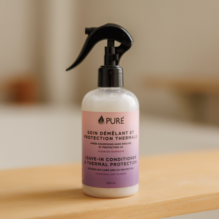 pure Soin démêlant et protection thermale fleur de guimauve